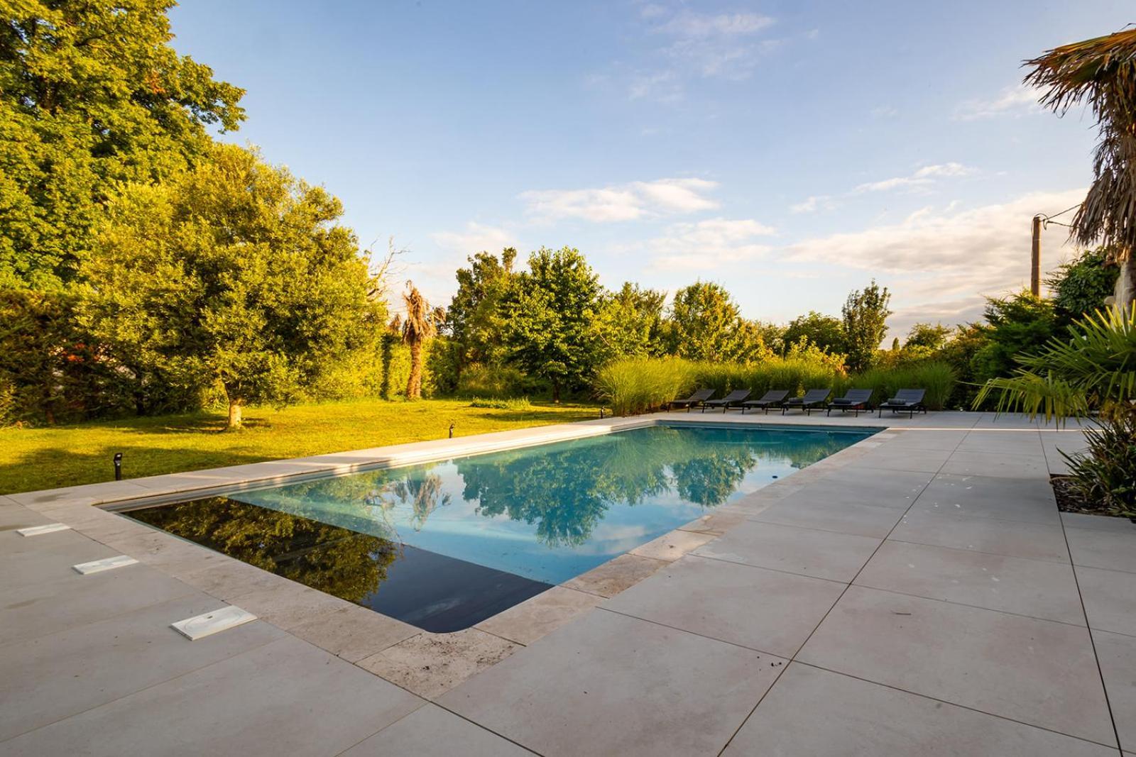Villa Au Petit Bonheur Avec Clim - Hameau Au Calme - Piscine Chauffee - Petanque Moncrabeau ภายนอก รูปภาพ